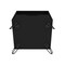 Manhattan Comfort Rockefeller 1.0 Nightstand, Black 101GMC2 - alternate 9